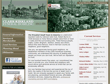 Tablet Screenshot of clark-kirkland.com